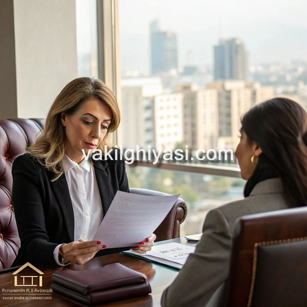 عکس مژگان قیاسی وکیل ملکی خانم برای خرید و فروش ملک در تهران پونک